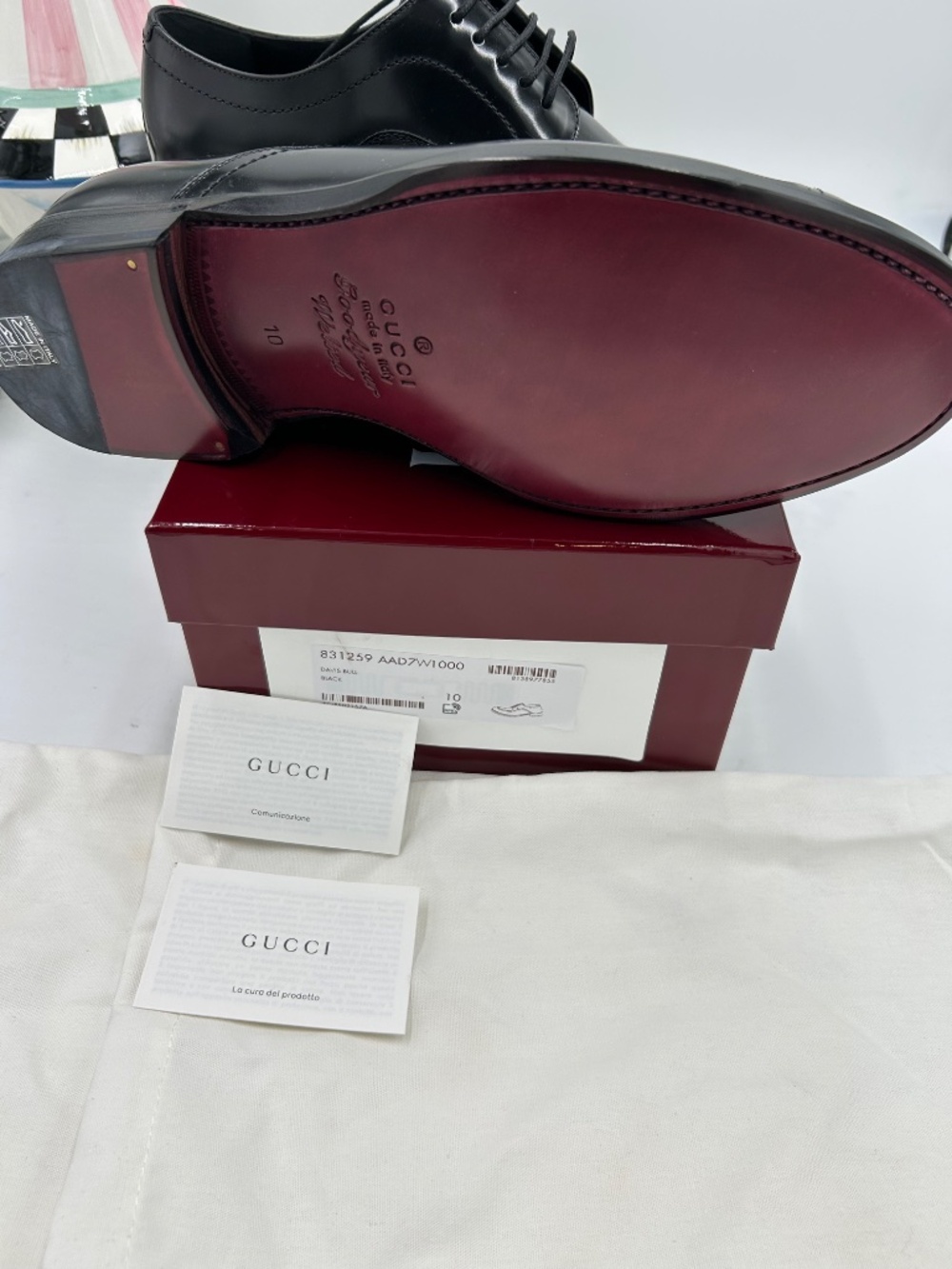 Men’s Gucci Derby Shoes. Size 10/fits 11 US.  Made in Italy. - Picture 5 of 11